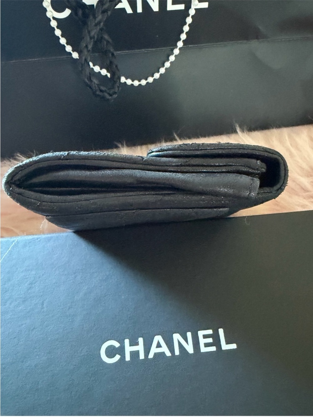 🖤🤍🖤Chanel Quilted CC Logo Lambskin Wallet🖤🤍🖤 - Picture 7 of 12